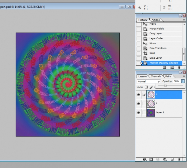 Creation of Psychedelic Swirl: Step 34